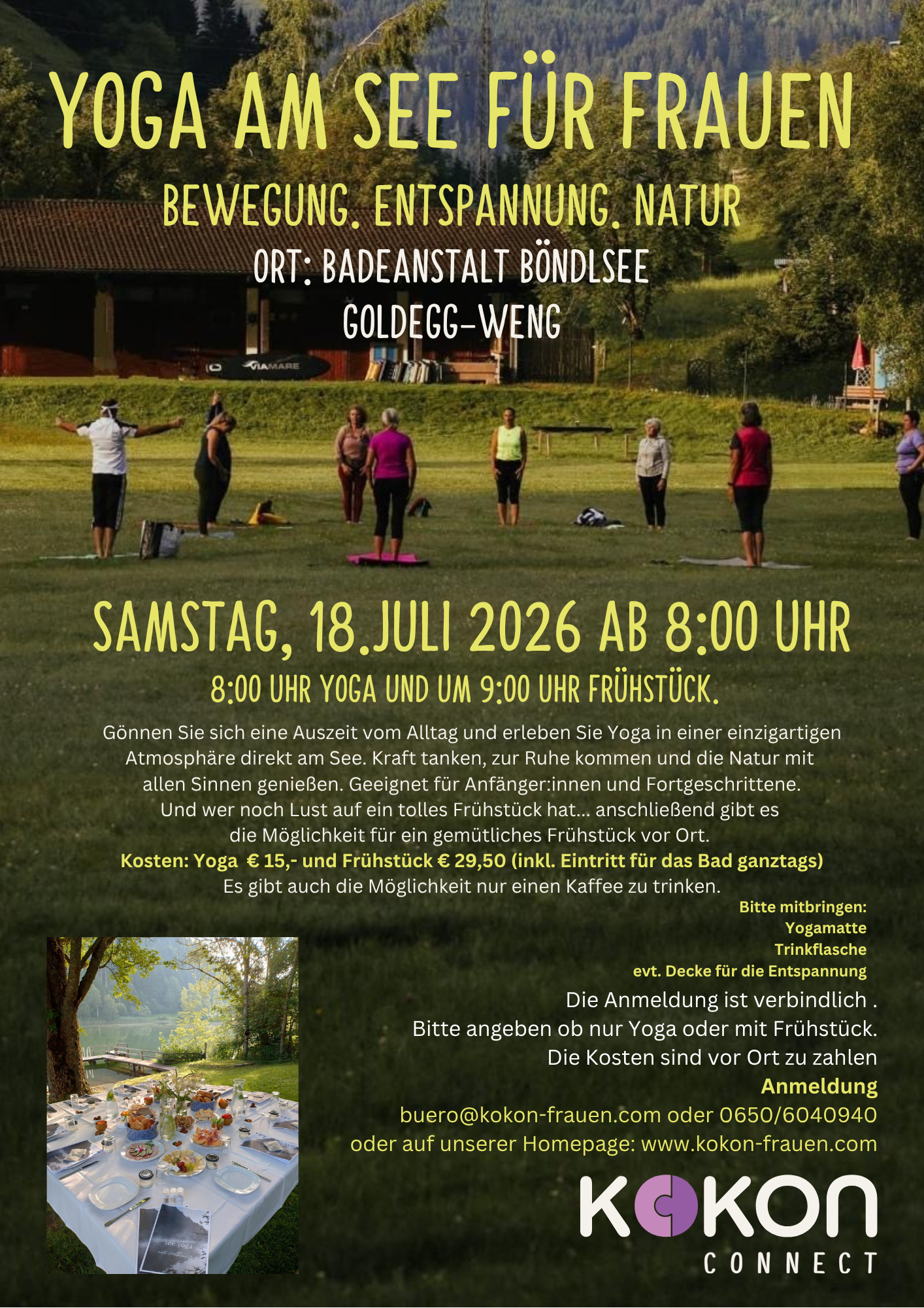 Einladung Yoga Am See