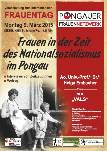 Plakat Frauentag 2015 Plakat Frauentag 2015
