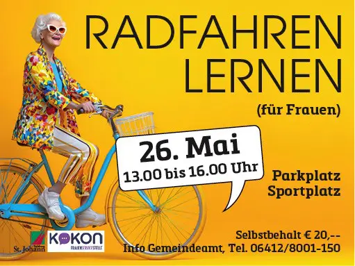 Plakat Radfahrkurs