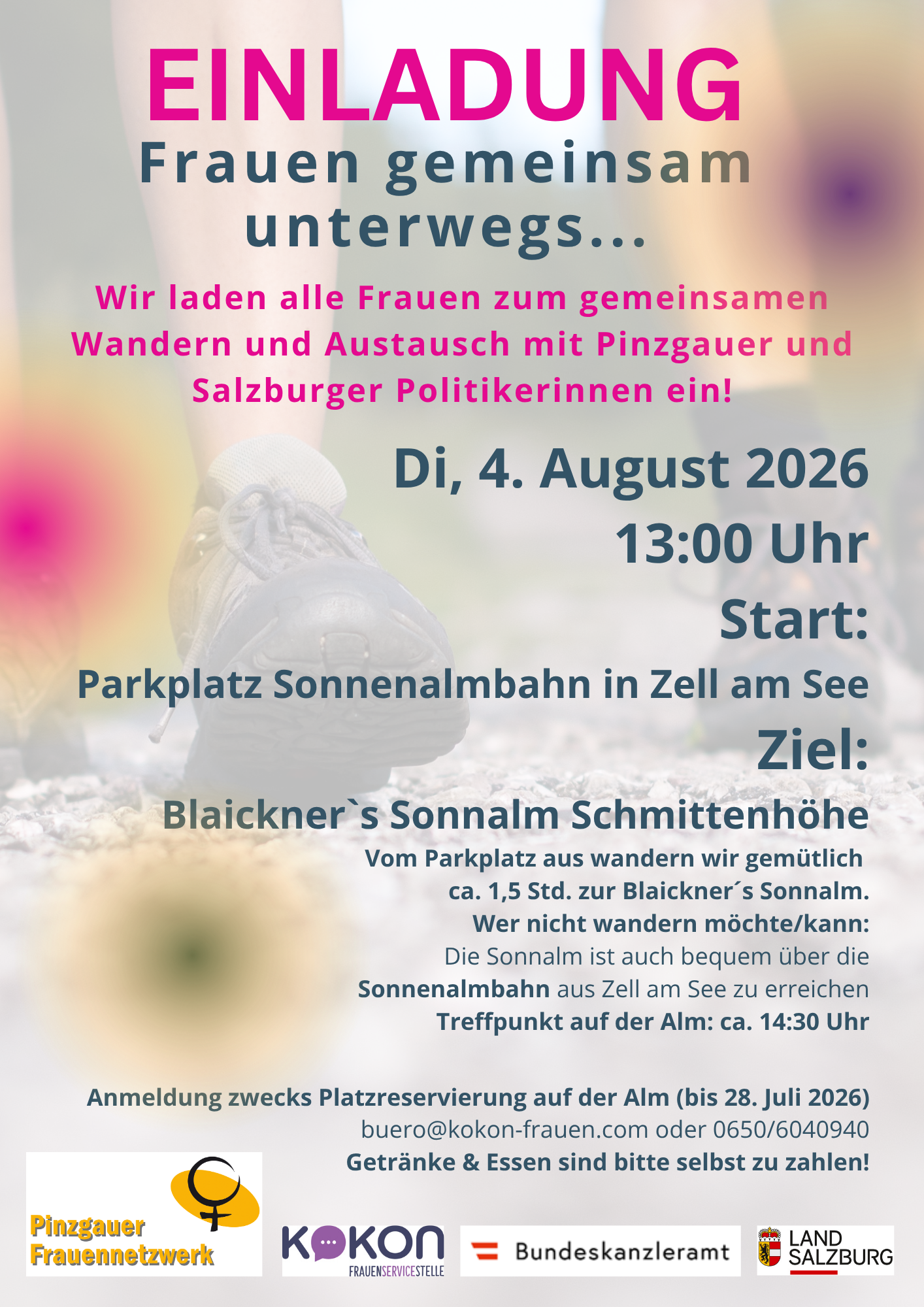 Wandern Pinzgau Einladung