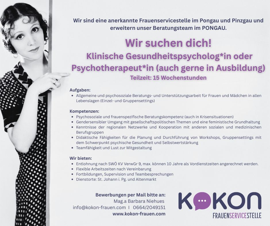 2025 Stellenanzeige Psychologin 2
